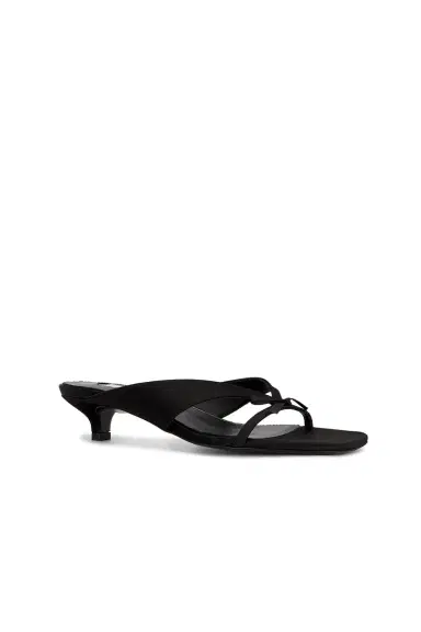 TOTEME Bow Satin Sandals | Thumbnail 2 TOTEME Bow Satin Sandals | Thumbnail 2