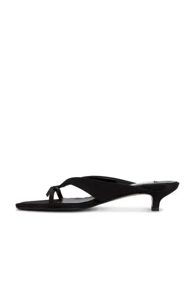 TOTEME Bow Satin Sandals | Thumbnail 5 TOTEME Bow Satin Sandals | Thumbnail 5