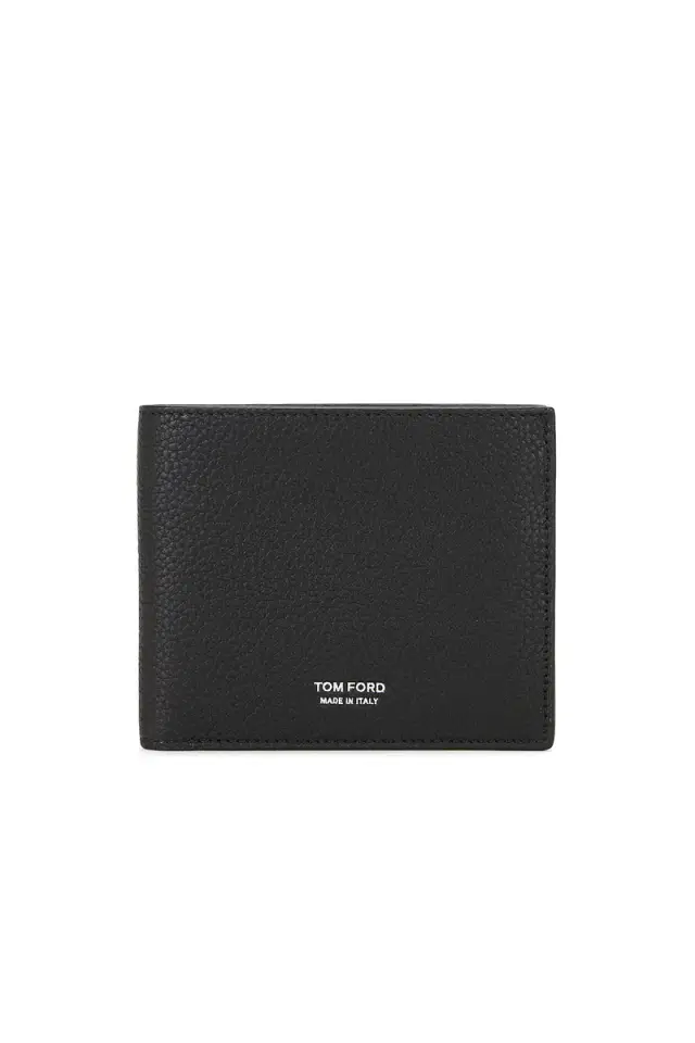 TOM FORD Soft Grain Leather T Line Classic Bifold Wallet