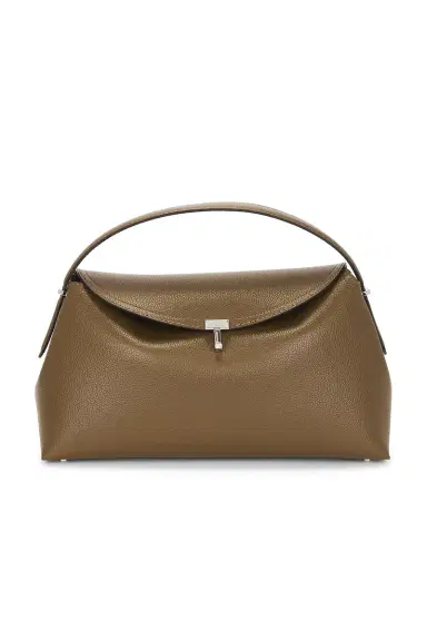 Toteme T-Lock Grained Leather Top Handle Bag | Thumbnail 3 Toteme T-Lock Grained Leather Top Handle Bag | Thumbnail 3