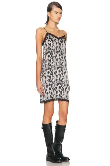 R13 Lace Trimmed Slip Dress | Thumbnail 2 R13 Lace Trimmed Slip Dress | Thumbnail 2