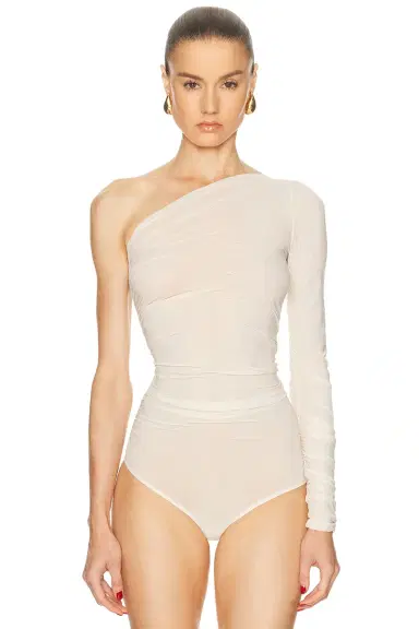 Wolford Sheer Drape String Bodysuit | Thumbnail 2