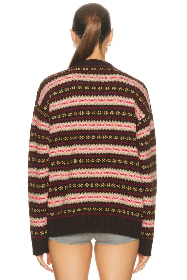 Miu Miu Wool Fairisle Sweater | Thumbnail 3 Miu Miu Wool Fairisle Sweater | Thumbnail 3