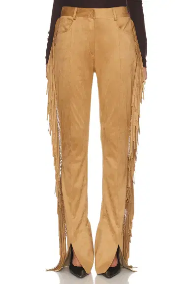 Norma Kamali Fringe Spat Pant | Thumbnail 1