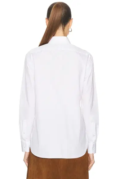 Ralph Lauren Collection Adrien Button Up Top | Thumbnail 3 Ralph Lauren Collection Adrien Button Up Top | Thumbnail 3