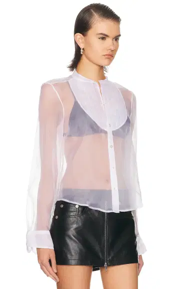R13 Pleated Tuxedo Front Shirt | Thumbnail 2 R13 Pleated Tuxedo Front Shirt | Thumbnail 2