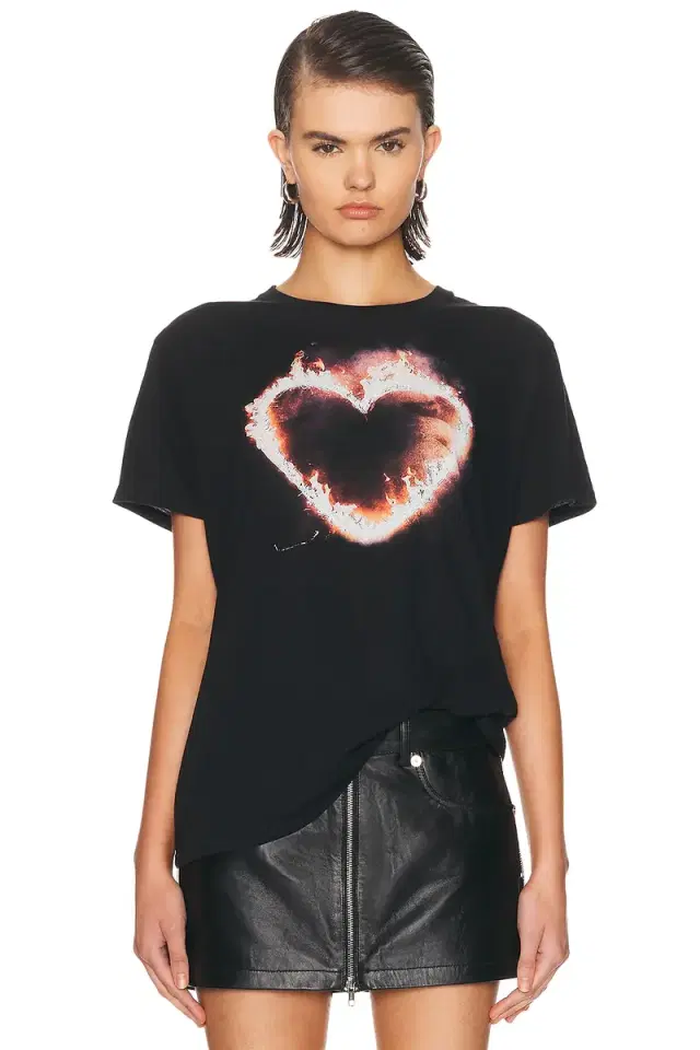 R13 Flaming Heart Boy Tee