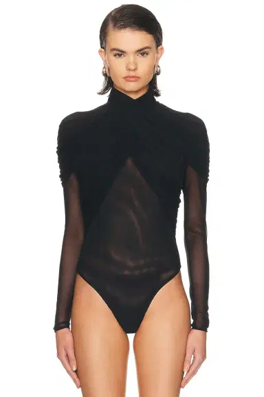 Mugler Long Sleeve Bodysuit | Thumbnail 2 Mugler Long Sleeve Bodysuit | Thumbnail 2