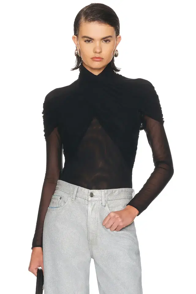 Mugler Long Sleeve Bodysuit