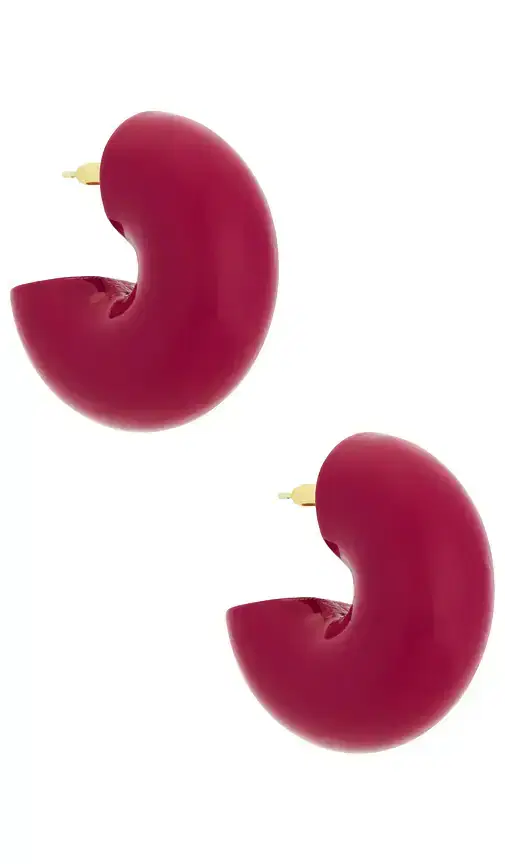 Beam Hoop Earrings
