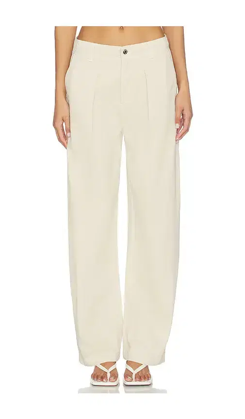 Eden Plated Barrel Trouser