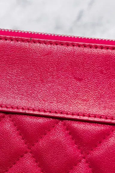 Chanel Chanel Sheepskin Vintage Mademoiselle Medium O Case Clutch | Thumbnail 7 Chanel Chanel Sheepskin Vintage Mademoiselle Medium O Case Clutch | Thumbnail 7