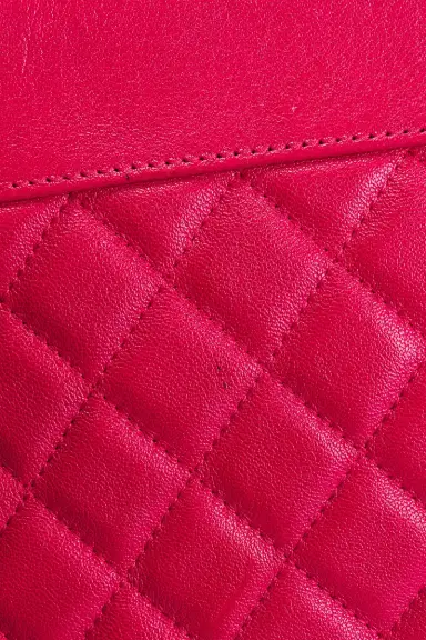 Chanel Chanel Sheepskin Vintage Mademoiselle Medium O Case Clutch | Thumbnail 8 Chanel Chanel Sheepskin Vintage Mademoiselle Medium O Case Clutch | Thumbnail 8