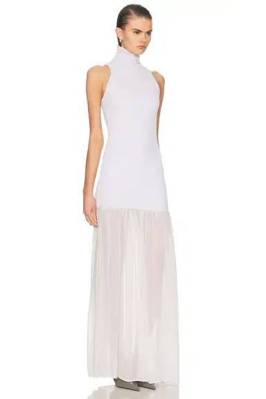 Enza Costa Airy Halter Turtleneck Dress | Thumbnail 2 Enza Costa Airy Halter Turtleneck Dress | Thumbnail 2