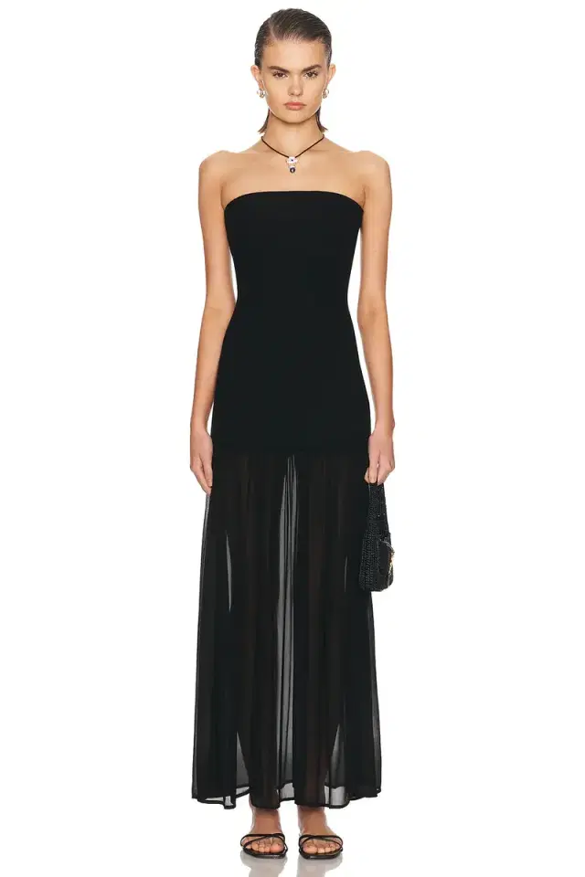 Enza Costa Airy Strapless Dress