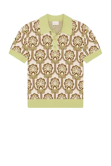 Drôle de Monsieur Dr&ocirc;le De Monsieur Polo Maille Tapisserie Florale | Thumbnail 6