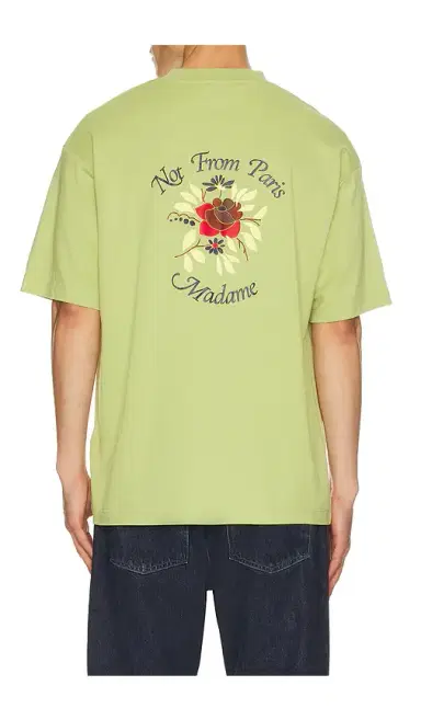 Drôle de Monsieur Dr&ocirc;le De Monsieur T-Shirt Slogan Rose | Thumbnail 1