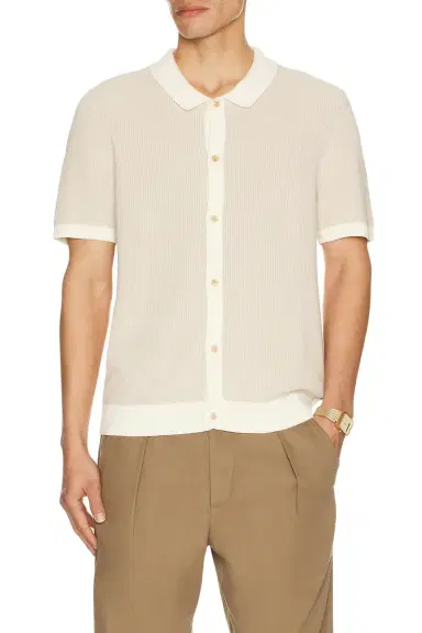 Onia Linen Button Up Sweater Shirt | Thumbnail 3 Onia Linen Button Up Sweater Shirt | Thumbnail 3
