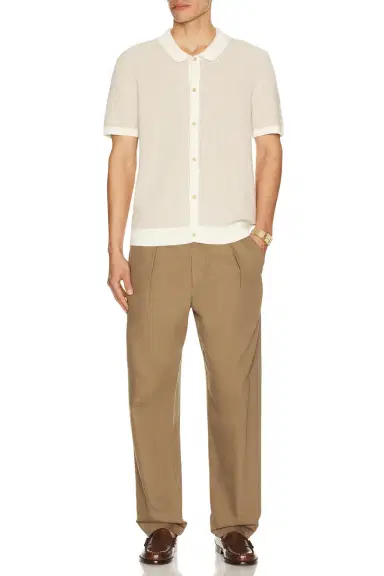 Onia Linen Button Up Sweater Shirt | Thumbnail 5 Onia Linen Button Up Sweater Shirt | Thumbnail 5