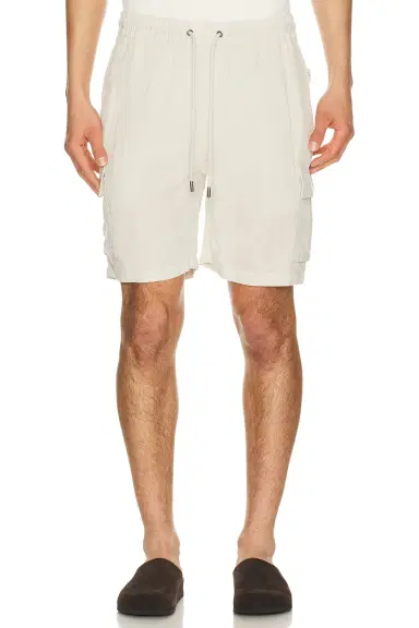Onia Air Linen Pull On Cargo Short | Thumbnail 3
