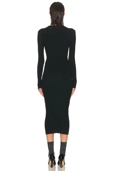 Fear of God Essentials Rib Long Sleeve Dress | Thumbnail 3 Fear of God Essentials Rib Long Sleeve Dress | Thumbnail 3