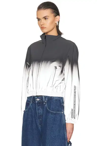 Alexander Wang Reflective Shrunken Track Jacket | Thumbnail 3 Alexander Wang Reflective Shrunken Track Jacket | Thumbnail 3