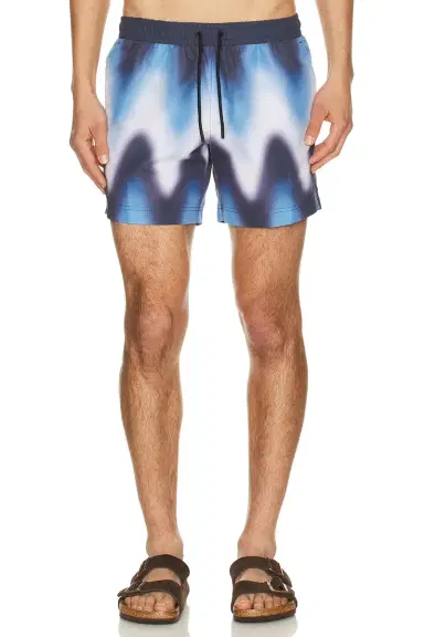 Commas Gradient Wave Classic Swim Short | Thumbnail 3 Commas Gradient Wave Classic Swim Short | Thumbnail 3