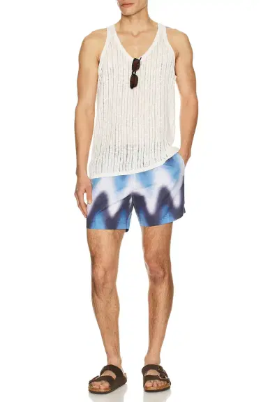 Commas Gradient Wave Classic Swim Short | Thumbnail 5 Commas Gradient Wave Classic Swim Short | Thumbnail 5