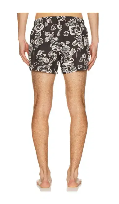 Commas Painted Peonies Short Swim Short | Thumbnail 2