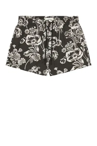 Commas Painted Peonies Short Swim Short | Thumbnail 6