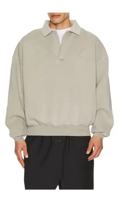 Fear of God Essentials Classic Polo Sweatshirt | Thumbnail 2