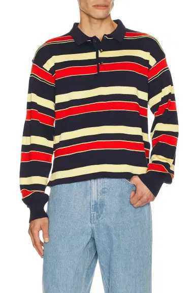 JW Anderson Knitted Rugby Polo | Thumbnail 1 JW Anderson Knitted Rugby Polo | Thumbnail 1