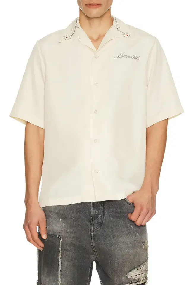 Amiri Stud Camp Shirt