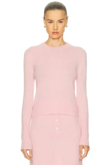 Guest In Residence Shrunken Crewneck Sweater | Thumbnail 1 Guest In Residence Shrunken Crewneck Sweater | Thumbnail 1