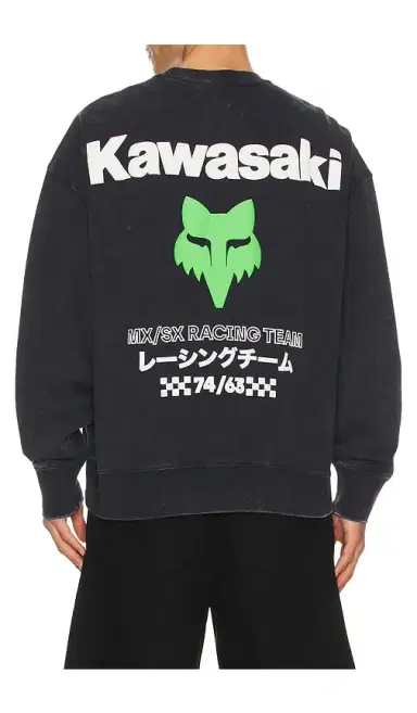 Fox Racing x Kawasaki Heavyweight Fleece Crewneck | Thumbnail 1