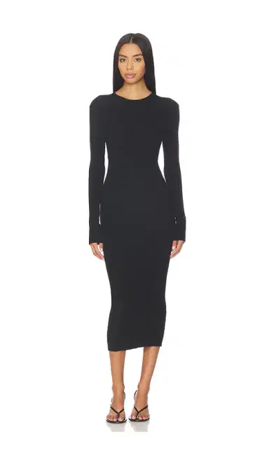 Fear of God Essentials Rib Long Sleeve Dress | Thumbnail 1 Fear of God Essentials Rib Long Sleeve Dress | Thumbnail 1