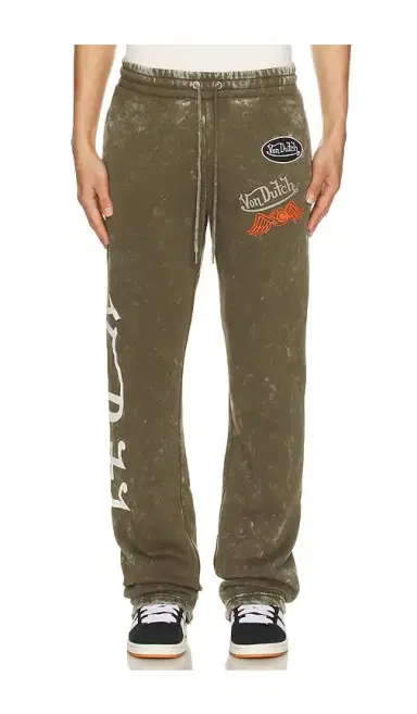 Von Dutch Stacked Flare Leg Joggers | Thumbnail 1 Von Dutch Stacked Flare Leg Joggers | Thumbnail 1