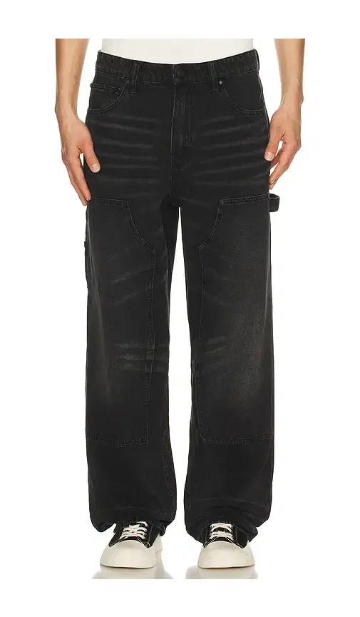 Double Knee Denim Pants