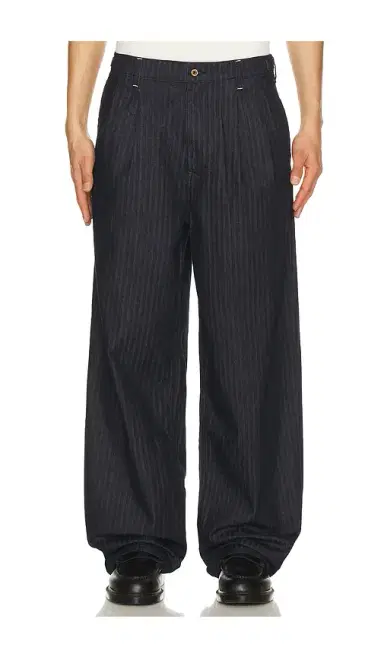 Scotch & Soda Seasonal Loose Fit Denim Chino | Thumbnail 1 Scotch & Soda Seasonal Loose Fit Denim Chino | Thumbnail 1