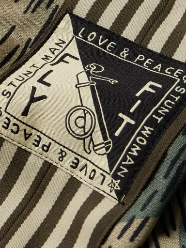 KAPITAL Striped Webbing-Trimmed Printed Jersey Track Jacket - Men | Thumbnail 6