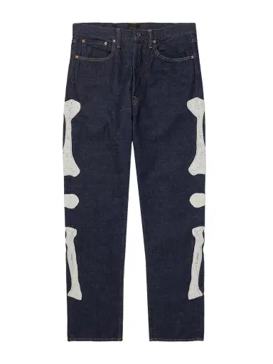 KAPITAL Okagilly Slim-Fit Crochet-Trimmed Jeans - Men | Thumbnail 1