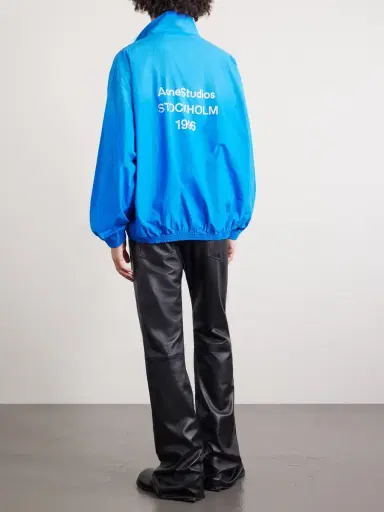 Acne Studios Olando Logo-Print Cotton-Poplin Jacket - Men | Thumbnail 4 Acne Studios Olando Logo-Print Cotton-Poplin Jacket - Men | Thumbnail 4