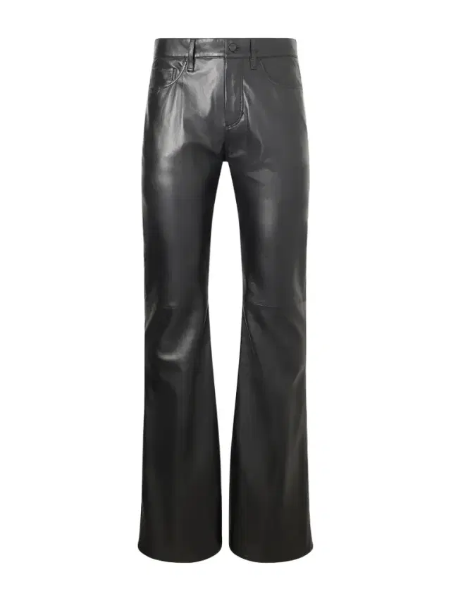 Acne Studios Flared Panelled Leather Trousers - Men