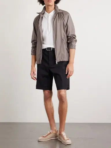 Brunello Cucinelli Cotton and Silk-Blend Henley T-Shirt - Men | Thumbnail 2