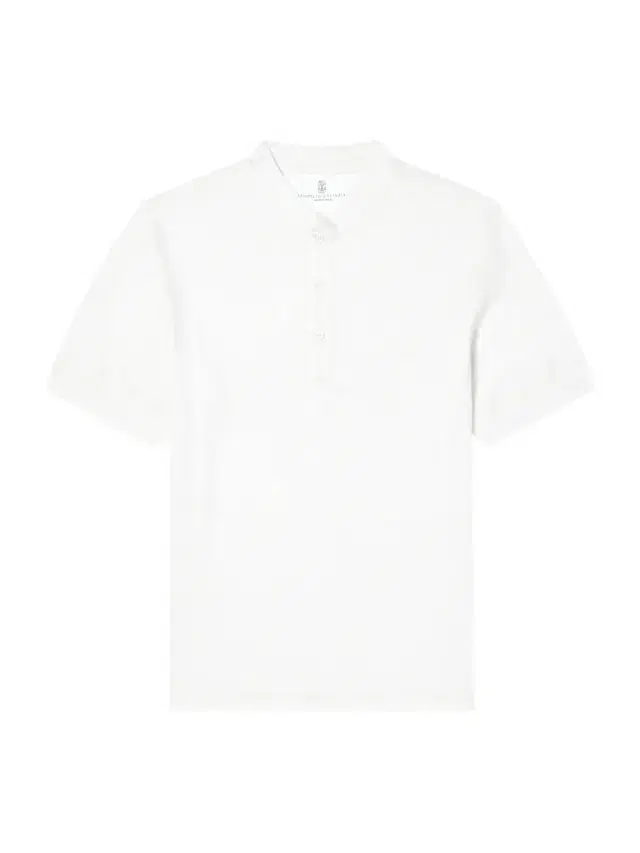 Brunello Cucinelli Cotton and Silk-Blend Henley T-Shirt - Men