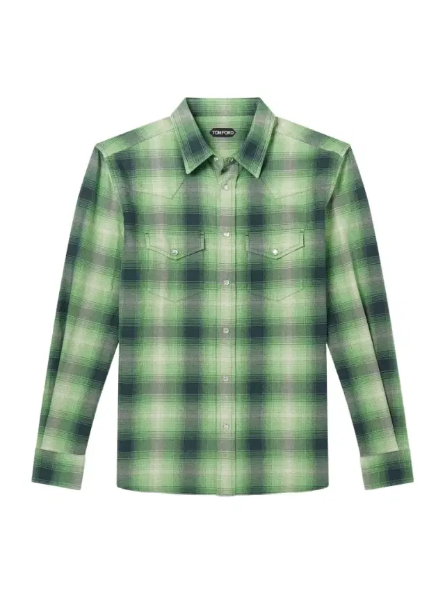 Tom Ford Slim-Fit Checked Cotton-Flannel Shirt - Men