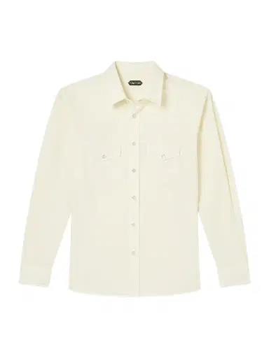 Tom Ford Garment-Dyed Denim Shirt - Men | Thumbnail 1