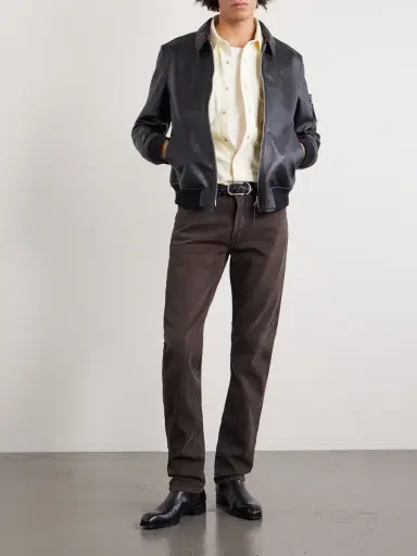 Tom Ford Slim-Fit Cotton-Blend Corduroy Trousers - Men | Thumbnail 2 Tom Ford Slim-Fit Cotton-Blend Corduroy Trousers - Men | Thumbnail 2