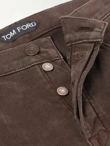 Tom Ford Slim-Fit Cotton-Blend Corduroy Trousers - Men | Thumbnail 5 Tom Ford Slim-Fit Cotton-Blend Corduroy Trousers - Men | Thumbnail 5