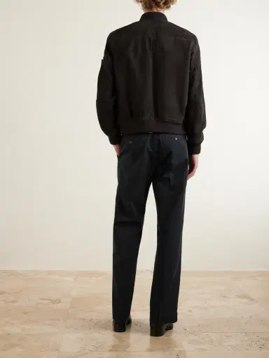 Tom Ford Wide-Leg Cotton-Drill Trousers - Men | Thumbnail 4